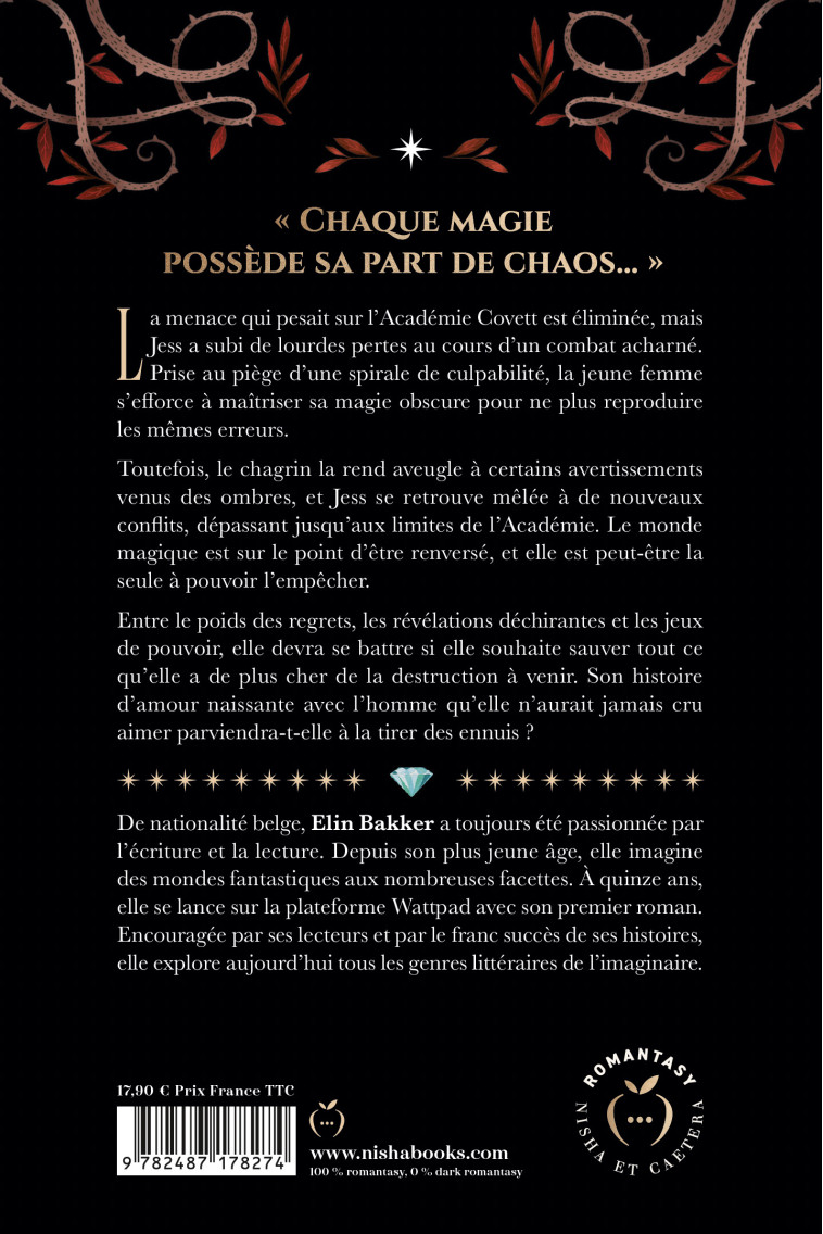 L'Académie Covett - tome 2 - Elin Bakker - NISHA EDITIONS