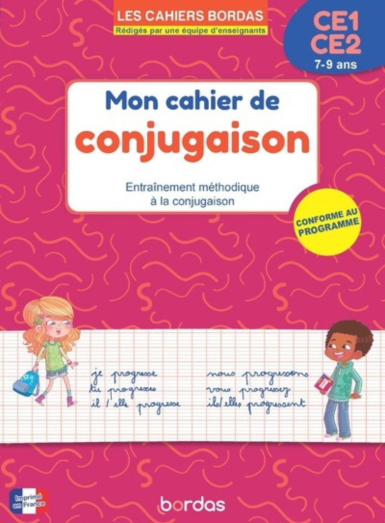 Les cahiers Bordas - Mon cahier de conjugaison CE1-CE2 - Alain Charles - BORDAS