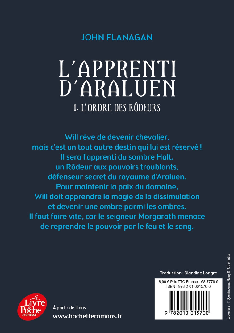 L'apprenti d'Araluen - Tome 1 - L'ordre des rôdeurs - John Flanagan - POCHE JEUNESSE