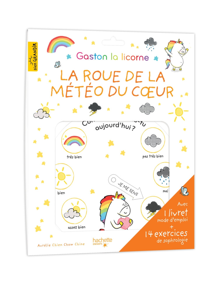 Gaston - roue de la Météo du coeur - Aurélie Chien Chow Chine - HACHETTE ENFANT