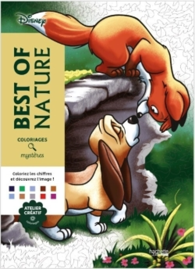 Coloriages mystères Disney - Best of Nature -   - HACHETTE HEROES