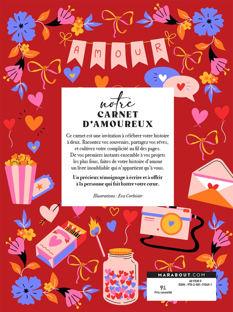 NOTRE CARNET D'AMOUREUX -   - MARABOUT