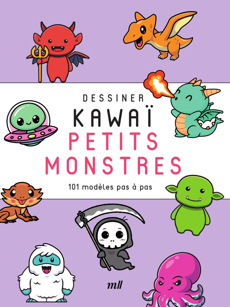 Dessiner kawaï - Petits monstres -  Collectif - MERCILESLIVRES