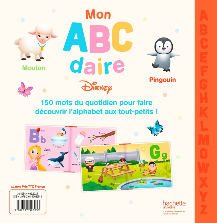 DISNEY BABY - Mon Abécédaire - XXX - DISNEY HACHETTE