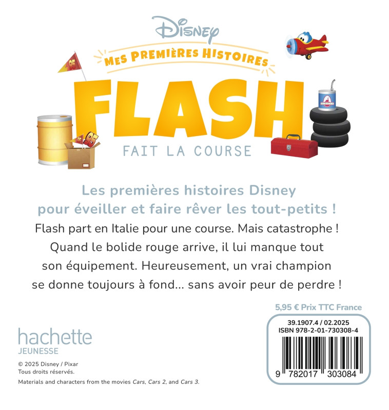 DISNEY - Mes Premières Histoires - Flash fait la course - XXX - DISNEY HACHETTE