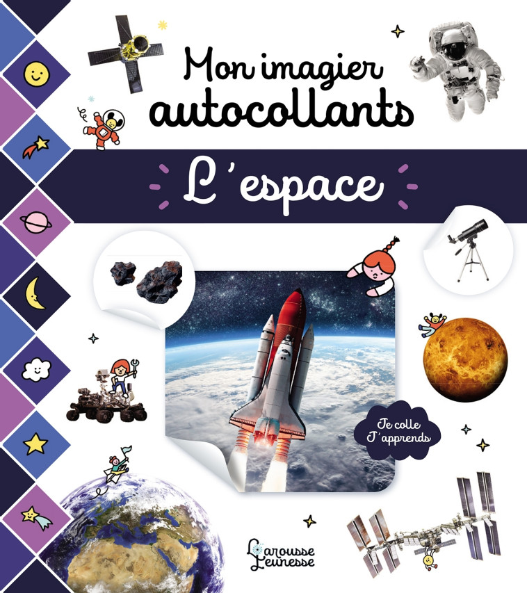 Mon imagier autocollants - L'Espace -   - LAROUSSE