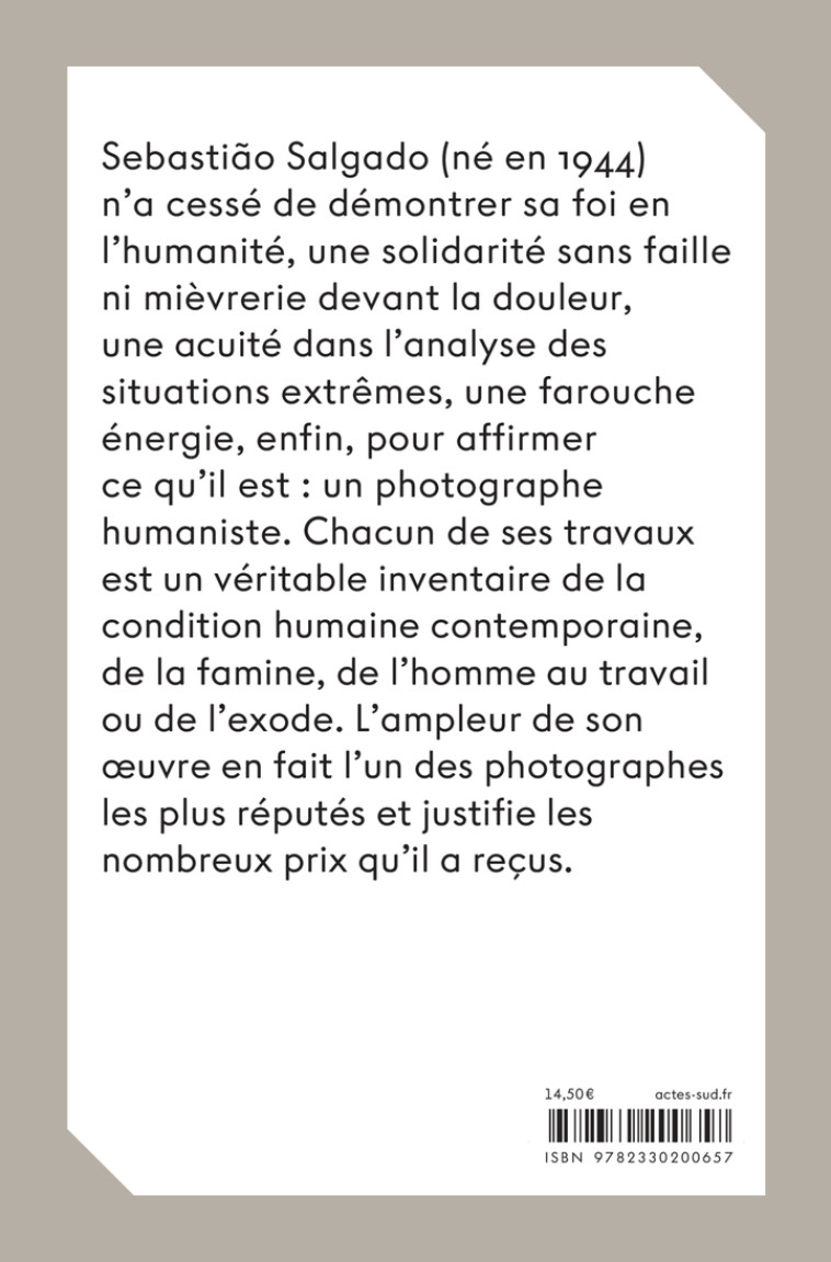 Sebastião Salgado n°55 (2024) - Sebastião Salgado - ACTES SUD