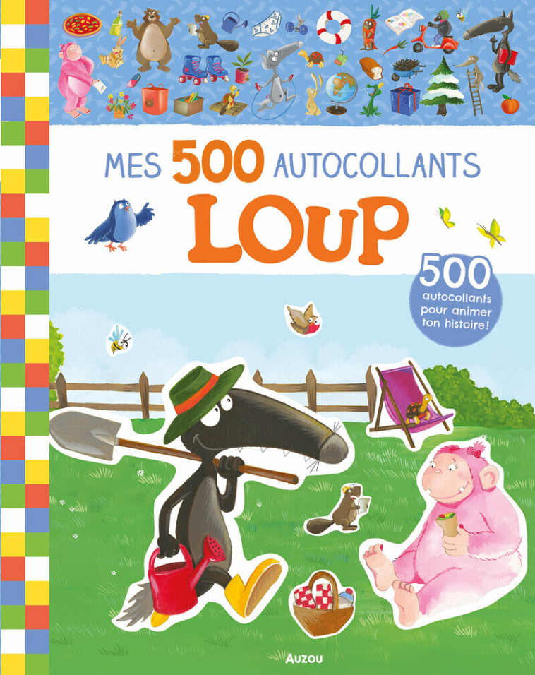 Mes 500 autocollants Loup -  Collectif - AUZOU