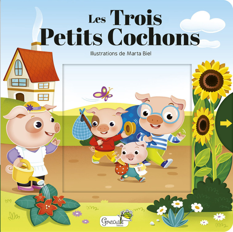 Les trois petits cochons -  Collectif - GRENOUILLE