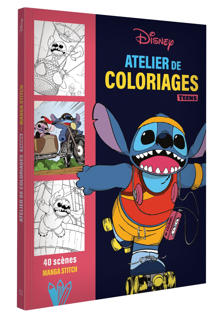 DISNEY TEENS - Atelier de coloriages - Manga Stitch -  - DISNEY HACHETTE