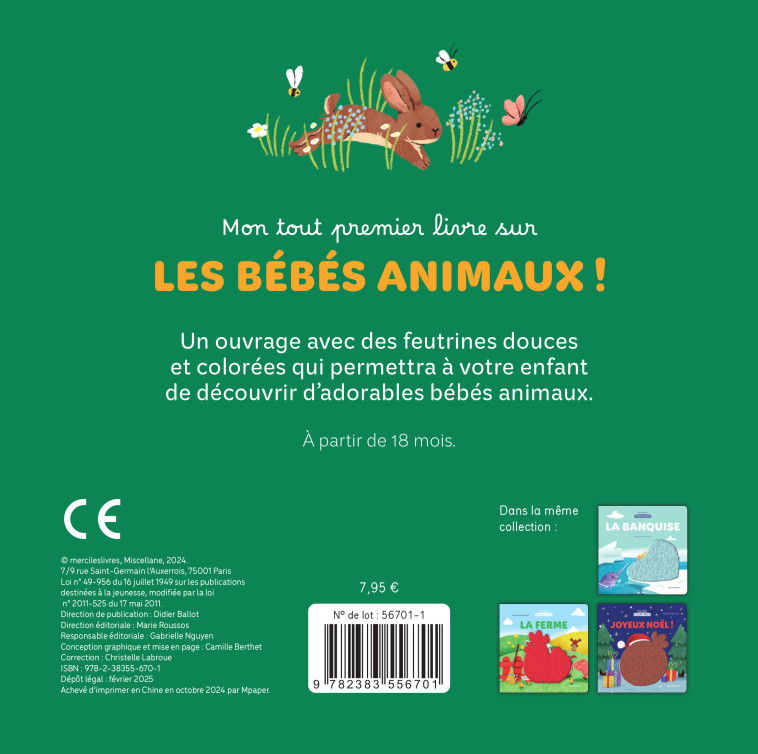 Les bébés animaux - Mes petits coucous -  Collectif - MERCILESLIVRES