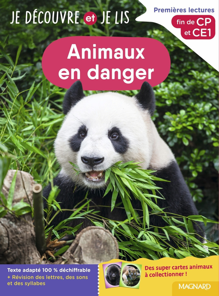 Je découvre et je lis CP et CE1 - Animaux en danger - Claire Barthomeuf-Schillinger, Sylvie Barbier-Tabouret, Claire Barthomeuf - MAGNARD