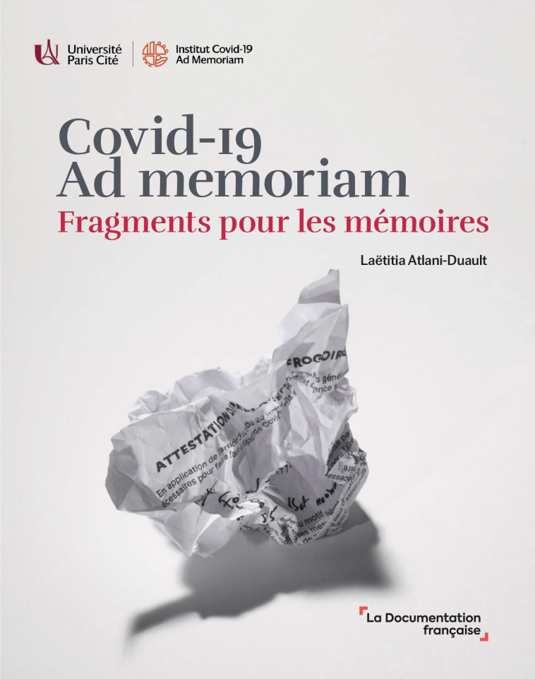 COVID-19, Ad memoriam. Fragments  pour les mémoires - Laetitia Atlani-Duault - DOC FRANCAISE