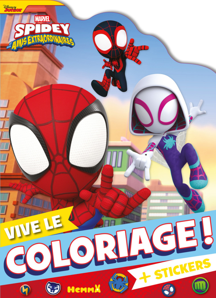 Marvel Spidey et ses amis extraordinaires - Vive le coloriage ! (Team Spidey ville) -  Collectif,  Collectif - HEMMA