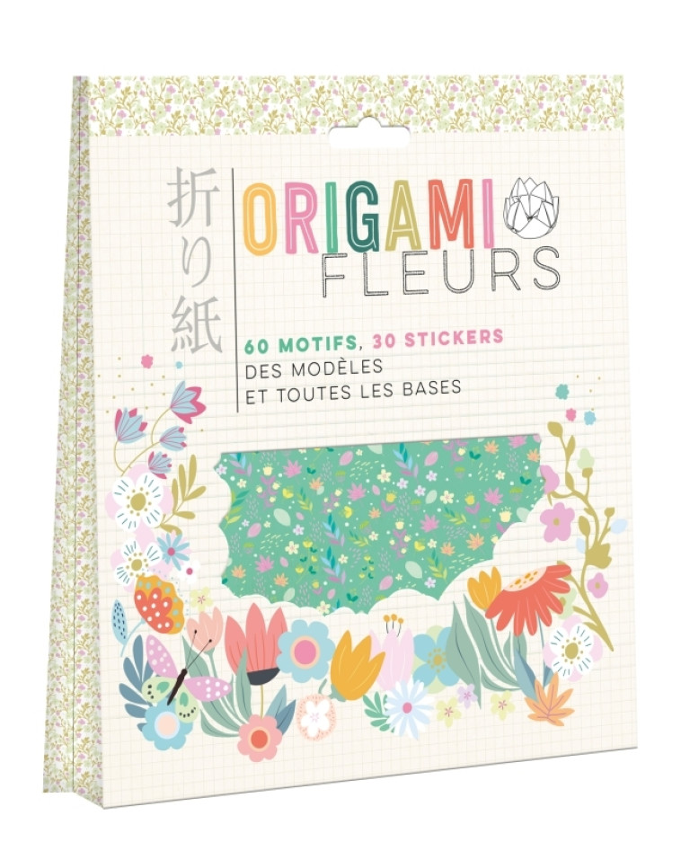 Pochette origami - Fleurs -  - FLEURUS