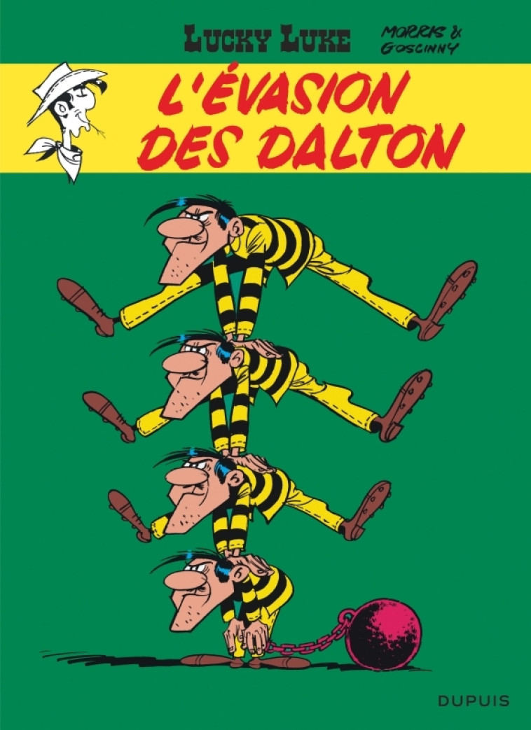 Lucky Luke - Tome 15 - L'Évasion des Dalton - MORRIS MORRIS, Goscinny Goscinny,  MORRIS,  GOSCINNY,  MORRIS,  GOSCINNY - DUPUIS